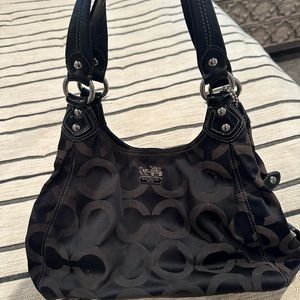 Coach Black Madison Maggie Boho Bag GUC